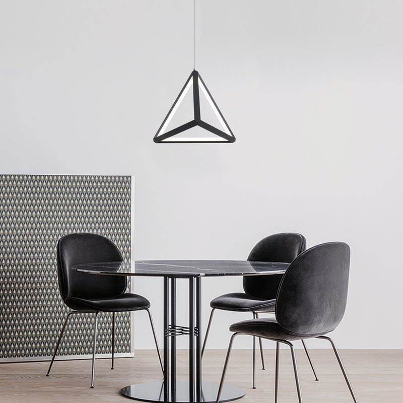 Postmodern Pendant Light Geometric Triangle Light Creative Lamp Lighting