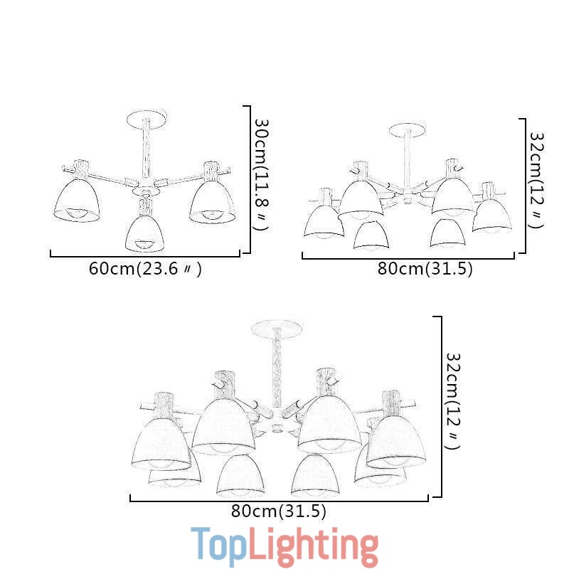 Modern Simple Macaron Pendant Light Creative Wooden Lighting