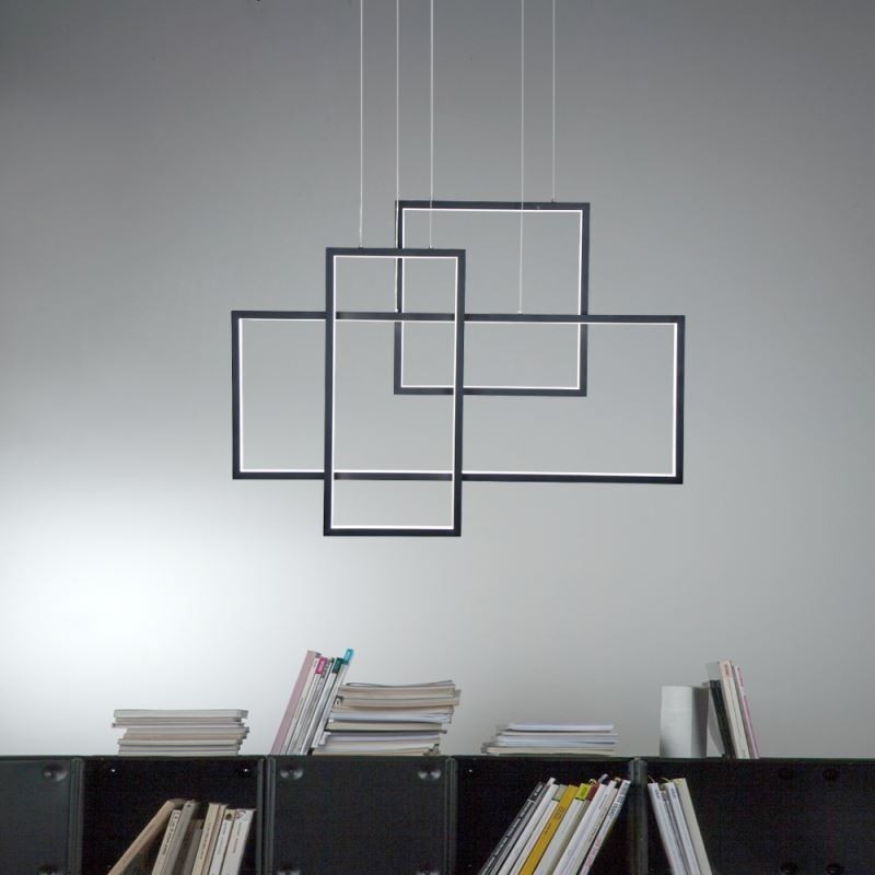 Nordic Pendant Light Geometric Square Pendant Light