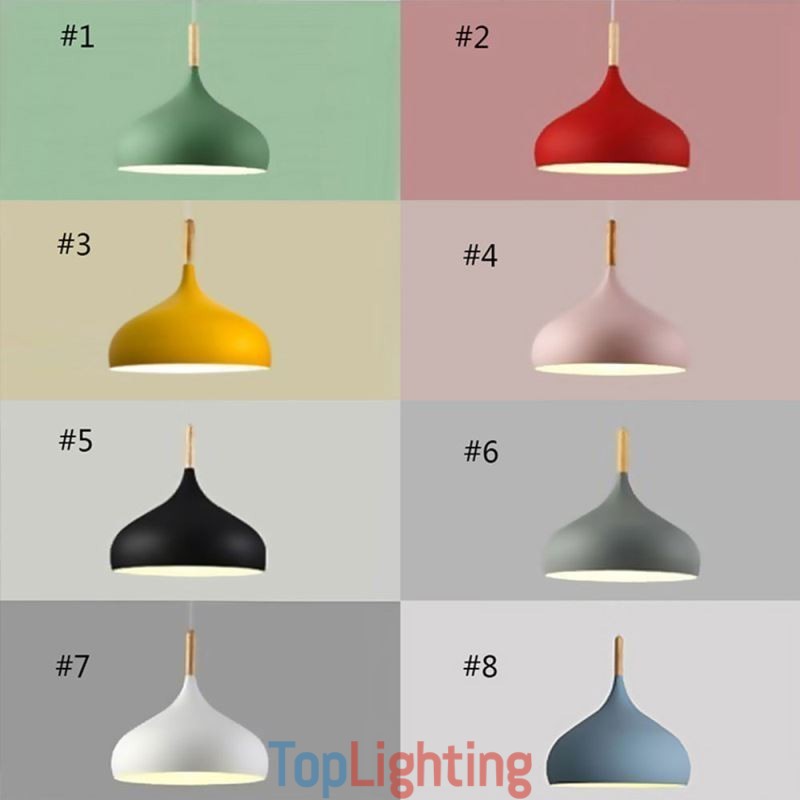 Modern Pendant Light Aluminum Macaron Lamp Home Adjustable Light
