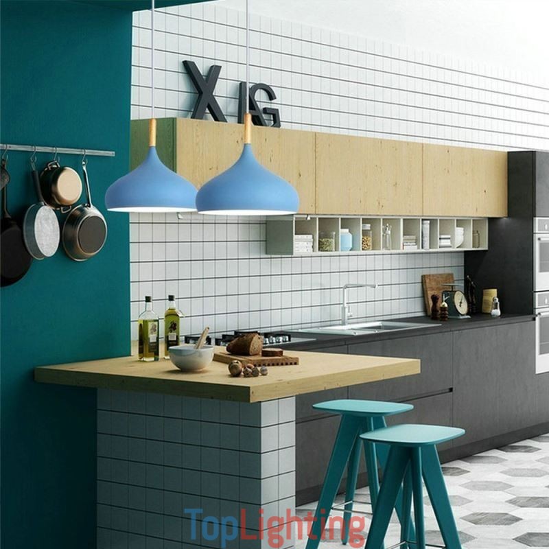 Modern Pendant Light Aluminum Macaron Lamp Home Adjustable Light