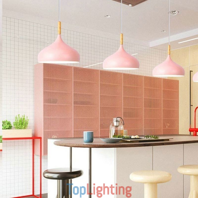 Modern Pendant Light Aluminum Macaron Lamp Home Adjustable Light