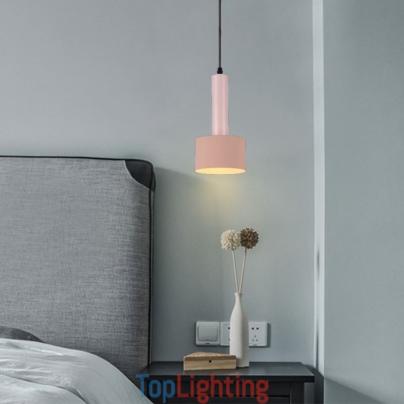 Modern Simple Pendant Light Cylinder Shape Lamp Aluminum Lighting Light