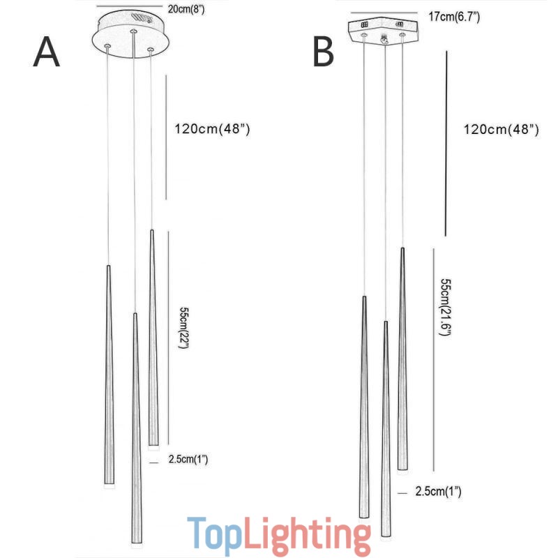 Modern Simple Pendant Light Cylinder Shape Lighting Meteor Rain Lamp Light