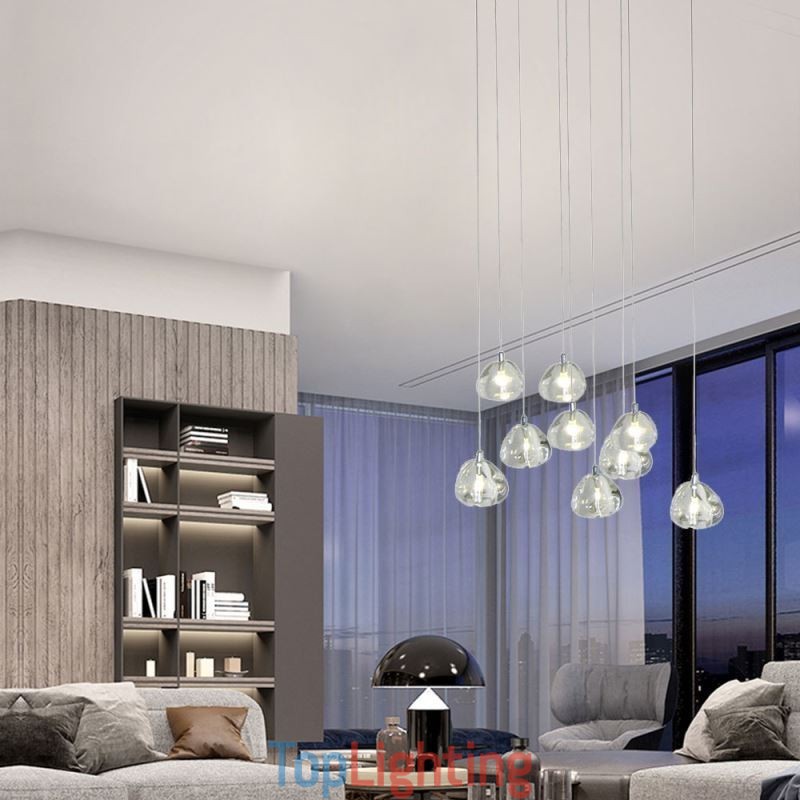 Modern Pendant Light Crystal Chandelier Light Home Lighting Lamp