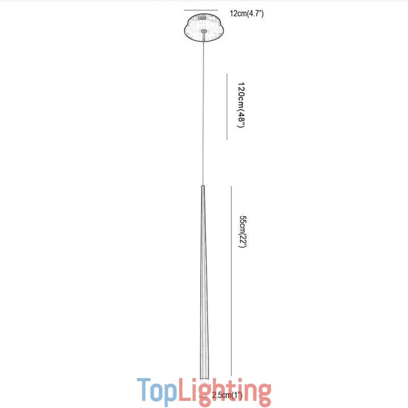 Contemporary Pendant Light Cylinder Shape Lamp Meteor Rain Lighting