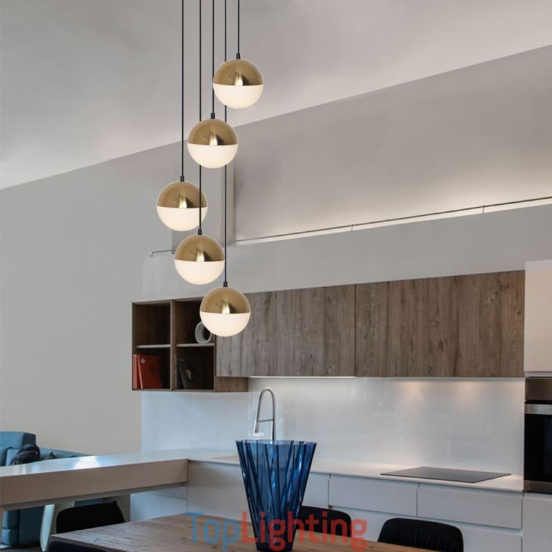 Nordic Cluster Pendant Light Creative Circle Shape Lamp Lighting