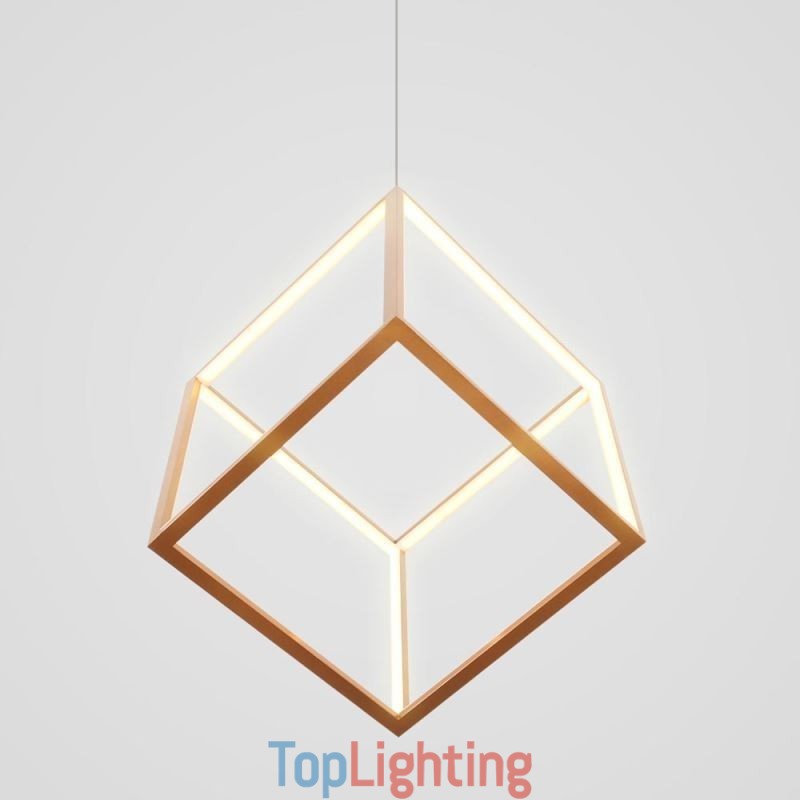 Postmodern Pendant Light Geometric Gold Hanging Light