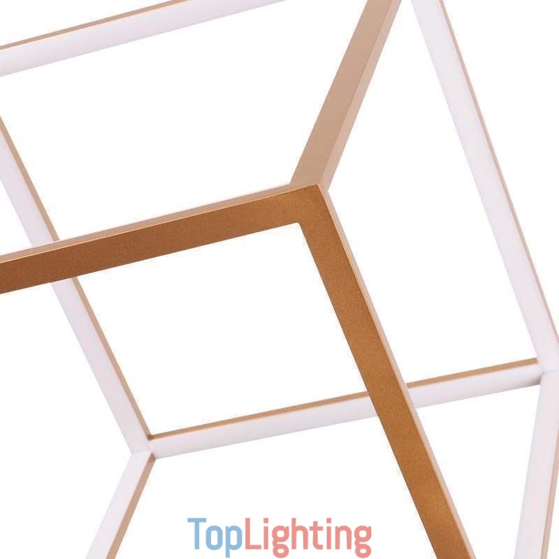 Postmodern Pendant Light Geometric Gold Hanging Light