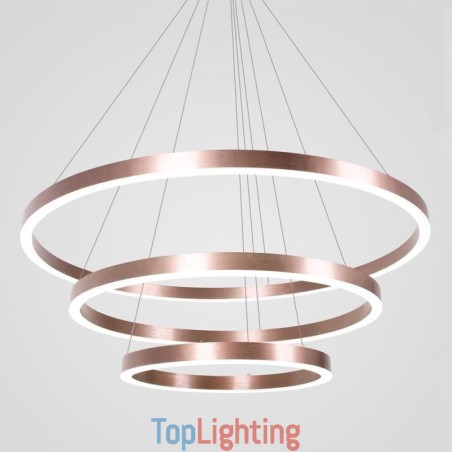 Pendant Light Drawing Craft 3 Rings Lamp 80+60+40cm Pendant Light Drawing Craft 3 Rings Lamp 80+60+40cm