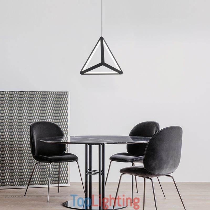 Postmodern Pendant Light Geometric Triangle Light Creative Lamp Lighting