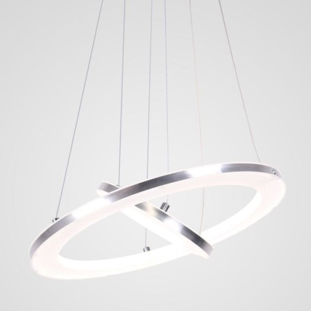 Modern Pendant Light Acrylic 2 Rings Lamp 40+20cm Modern Pendant Light Acrylic 2 Rings Lamp 40+20cm