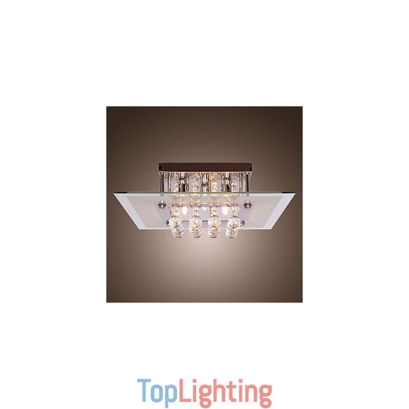 Ceiling Light Modern Crystal Living 5 Lights