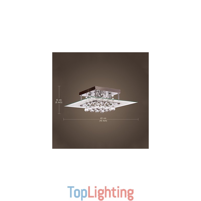 Ceiling Light Modern Crystal Living 5 Lights