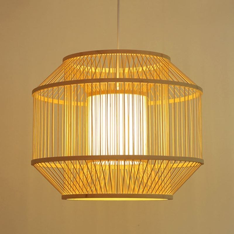 Lantern Bamboo Pendant Light Creative Japanese Pendant Light