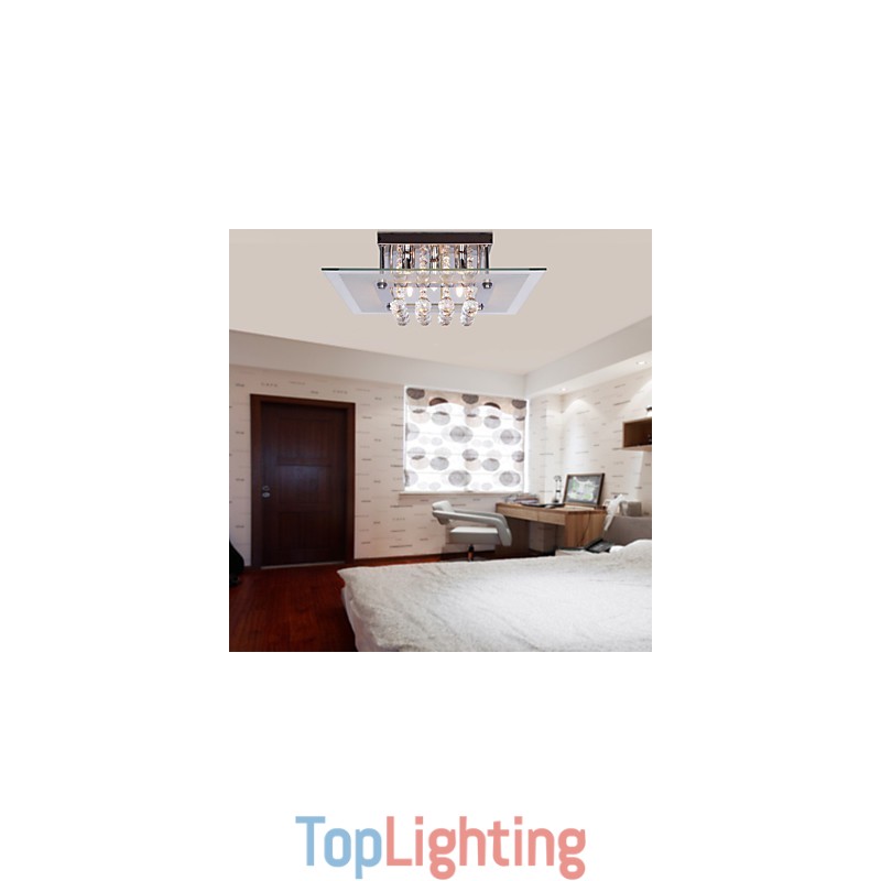 Ceiling Light Modern Crystal Living 5 Lights