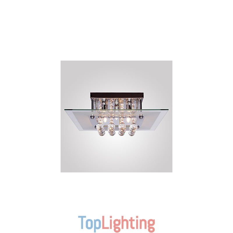 Ceiling Light Modern Crystal Living 5 Lights