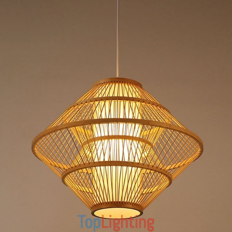 Gyroscope Design Bamboo Pendant Light