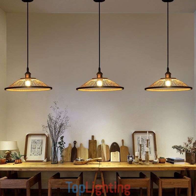 Dome Bamboo Pendant Light Hand Woven Pendant Light