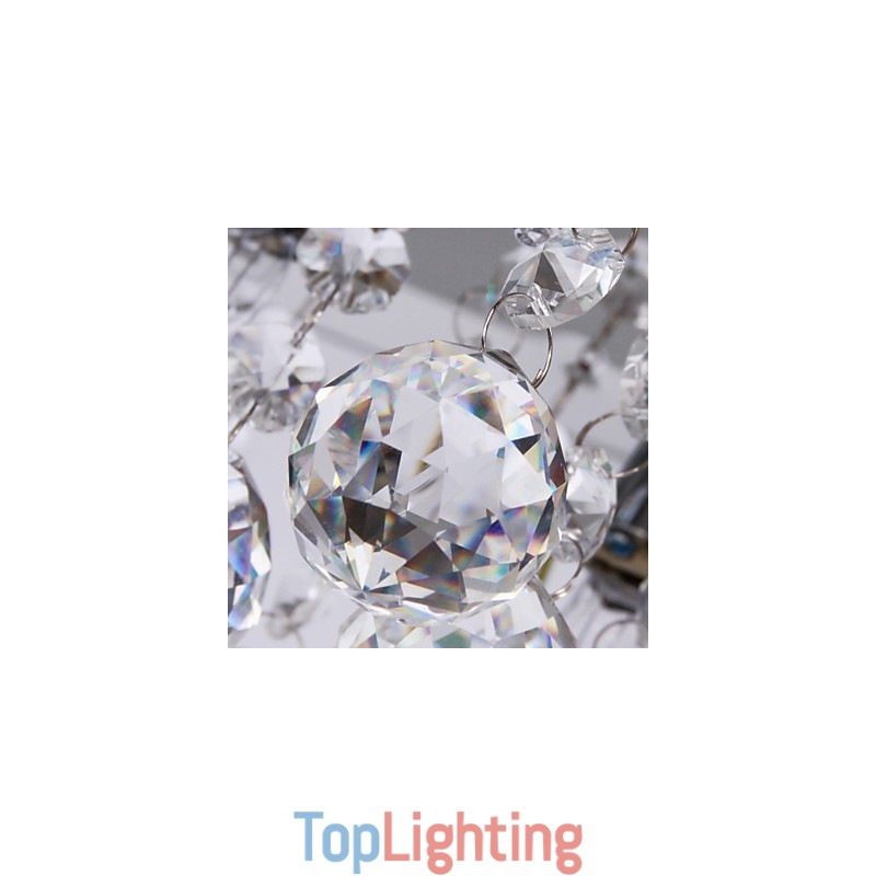 Ceiling Light Modern Crystal Living 5 Lights