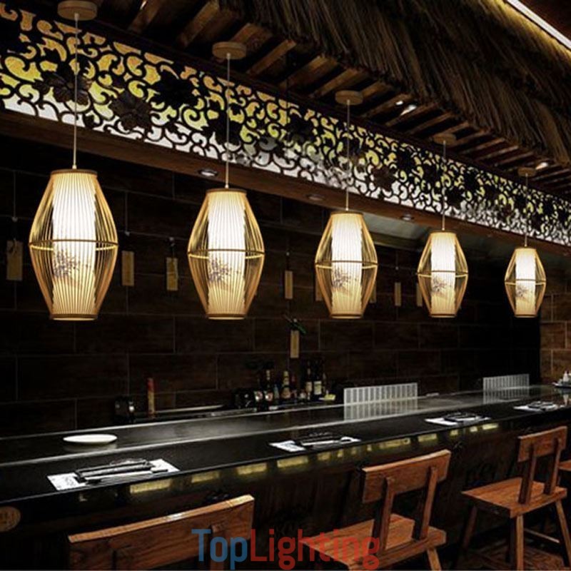 Classical Handmade Bamboo Pendant Light