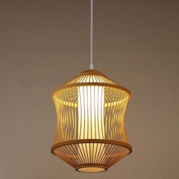 Visual Comfort Bamboo Cage Pendant Light