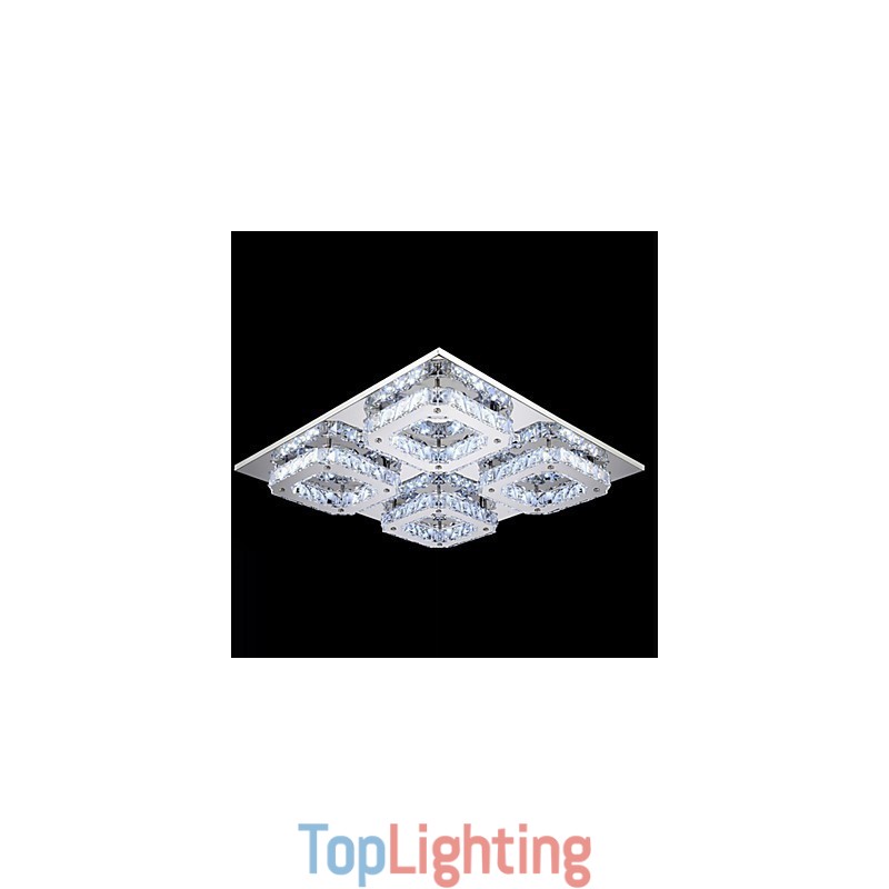 Modern Contemporary Electroplated Metal Flush Mount