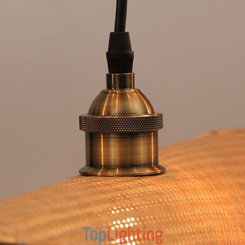 Creative Leaf Pendant Light Contemporary Bamboo Pendant Light Tearoom Lighting