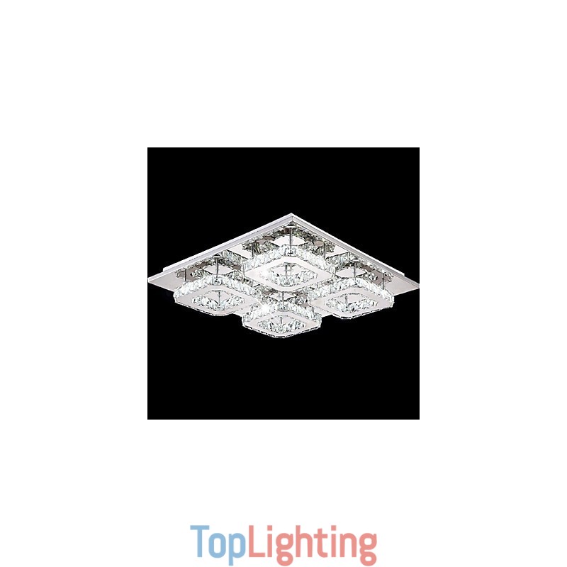 Modern Contemporary Electroplated Metal Flush Mount