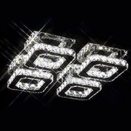 Modern Contemporary Electroplated Metal Flush Mount