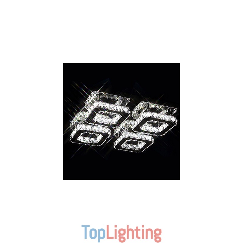 Modern Contemporary Electroplated Metal Flush Mount