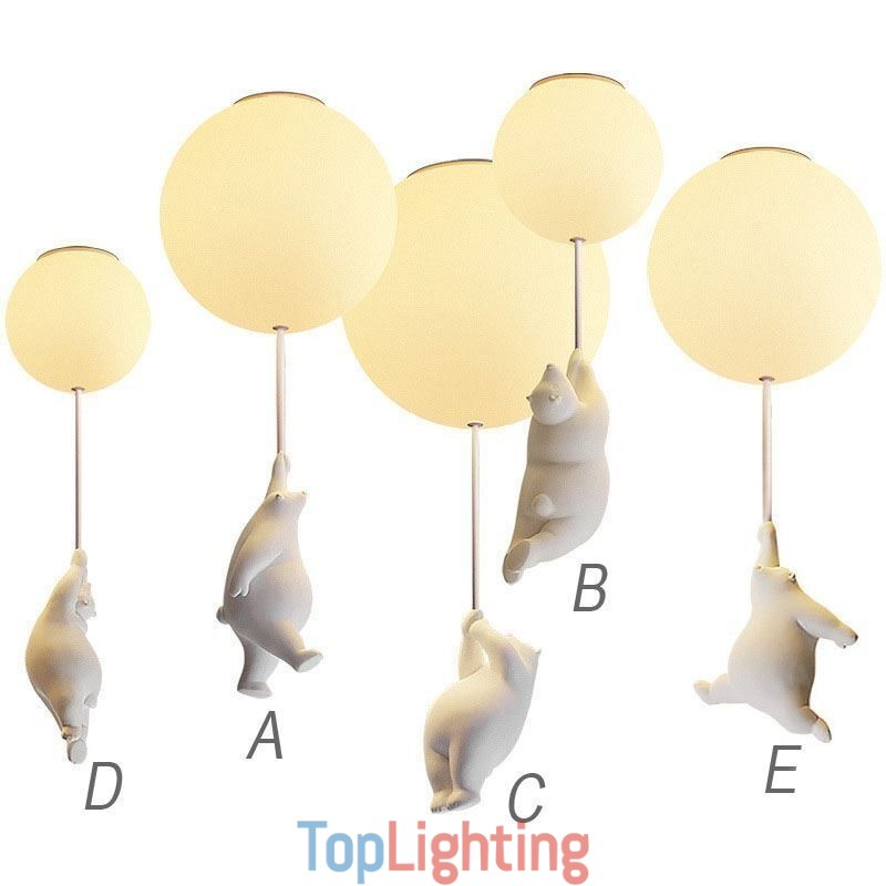 Nordic Ballon Ceiling Light Acrylic Pendant Light Kids Children