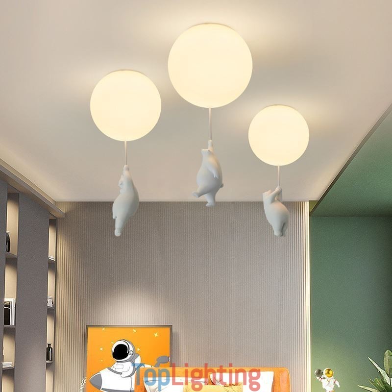 Nordic Ballon Ceiling Light Acrylic Pendant Light Kids Children