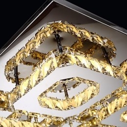 Modern Contemporary Electroplated Metal Flush Mount