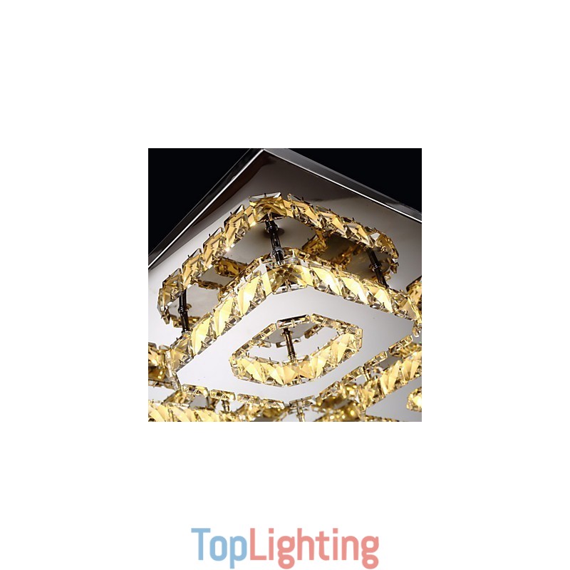 Modern Contemporary Electroplated Metal Flush Mount