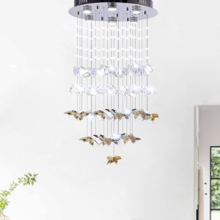 Nordic Pendant Light Creative Butterfly Glass Pendant Light Nordic Pendant Light Creative Butterfly Glass Pendant Light