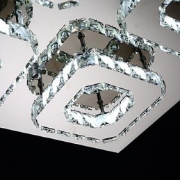 Modern Contemporary Electroplated Metal Flush Mount