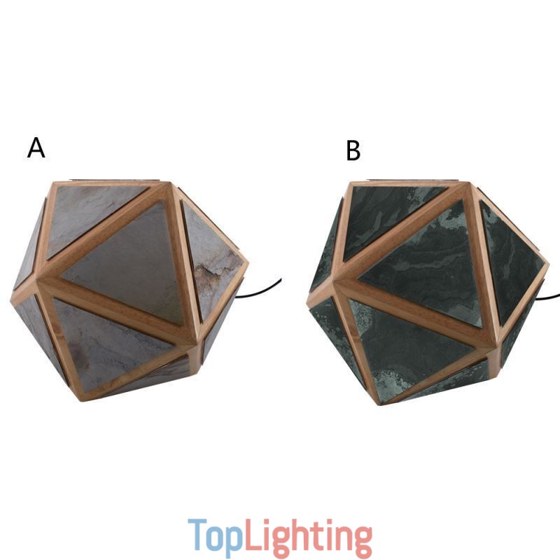 Geometric Pendant Light Diamond Shaped 3D Translucent Design