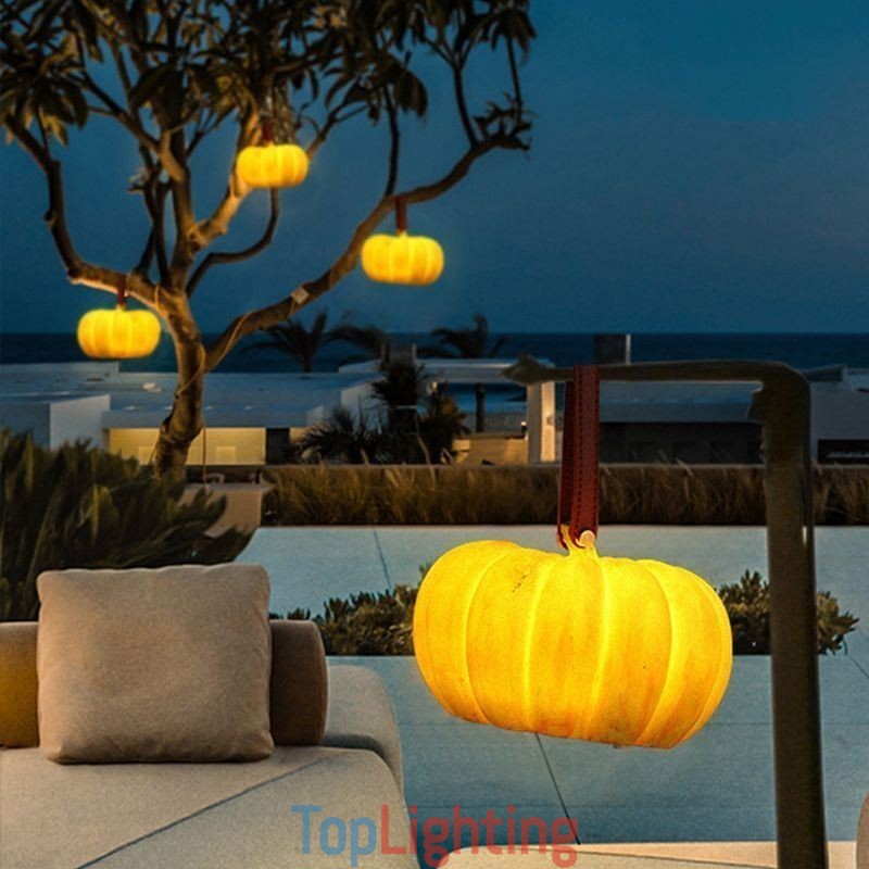 Portable Pumpkin Lantern Japanese Retro Outdoor Portable Lamp