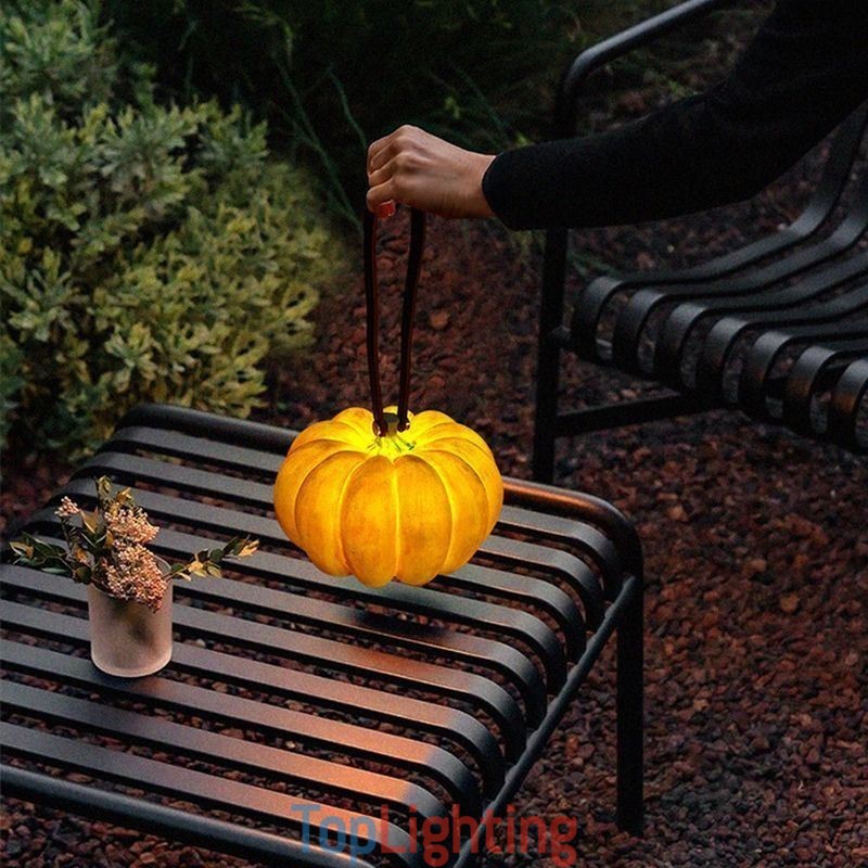 Portable Pumpkin Lantern Japanese Retro Outdoor Portable Lamp