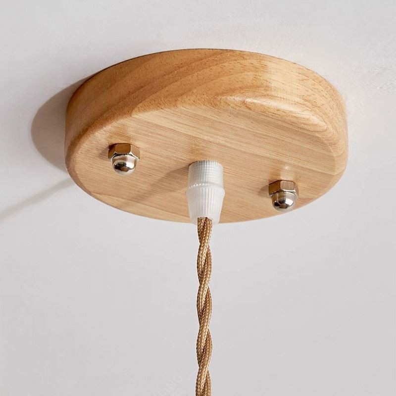 Hemp Rope Pendant Light Retro Decoration Ceiling Light Tassel Lamp Shade