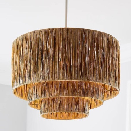 Country Retro Pendant Light Multi Layered Paper Rope Lamp Shade Ceiling Lamp Country Retro Pendant Light Multi Layered Paper Rope Lamp Shade Ceiling Lamp