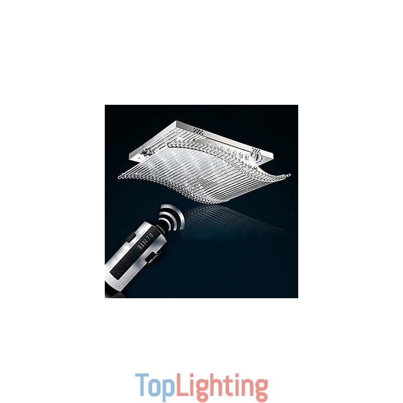 Modern Contemporary Glass Flush Mount
