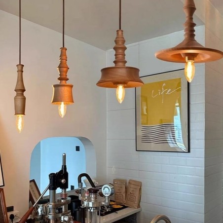 Rubberwood Pendant Light Ins Vintage Hanging Light Rubberwood Pendant Light Ins Vintage Hanging Light