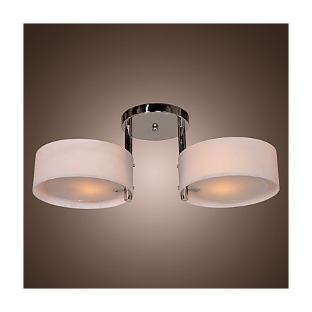 Modern Contemporary Chrome Metal Chandelier Flush Mount Modern Contemporary Chrome Metal Chandelier Flush Mount