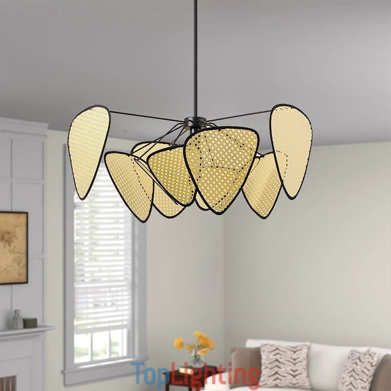 Pendant Light Natural Simple Hand Weaved Ceiling Lamp