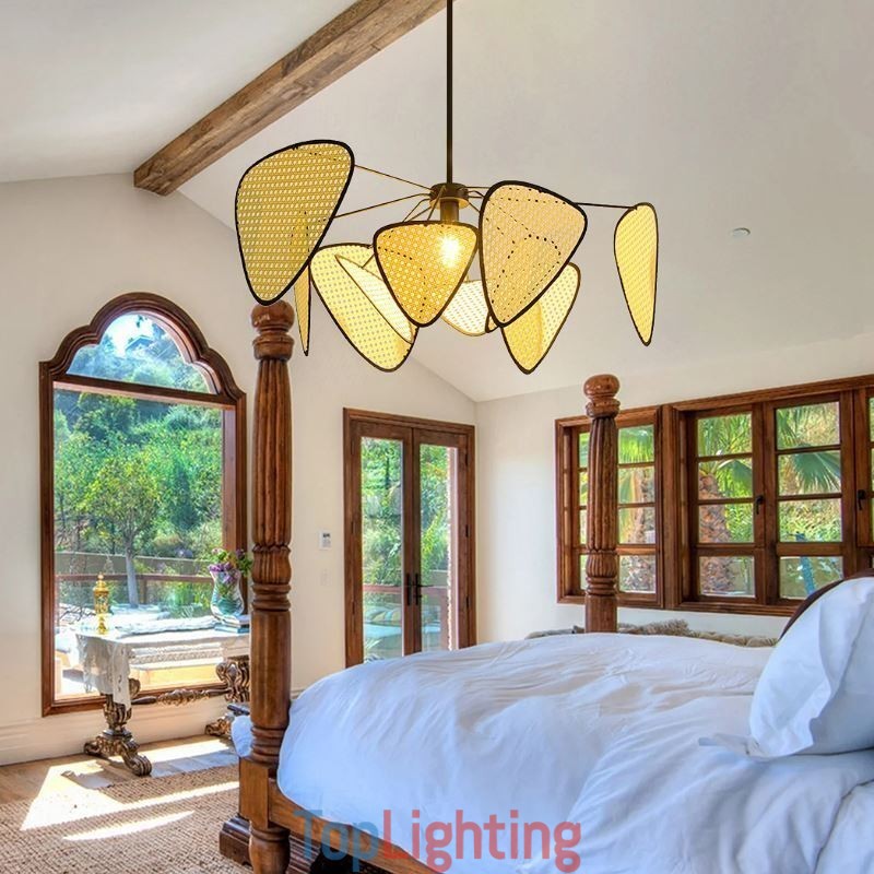 Pendant Light Natural Simple Hand Weaved Ceiling Lamp