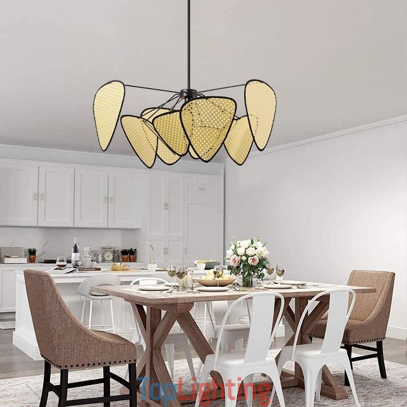 Pendant Light Natural Simple Hand Weaved Ceiling Lamp