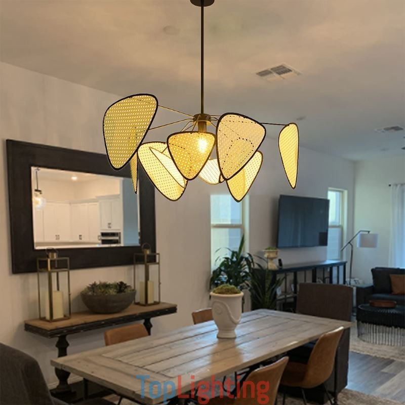 Pendant Light Natural Simple Hand Weaved Ceiling Lamp