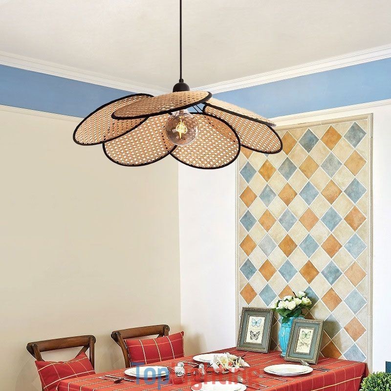 Pendant Light Natural Simple Hand Weaved lamp